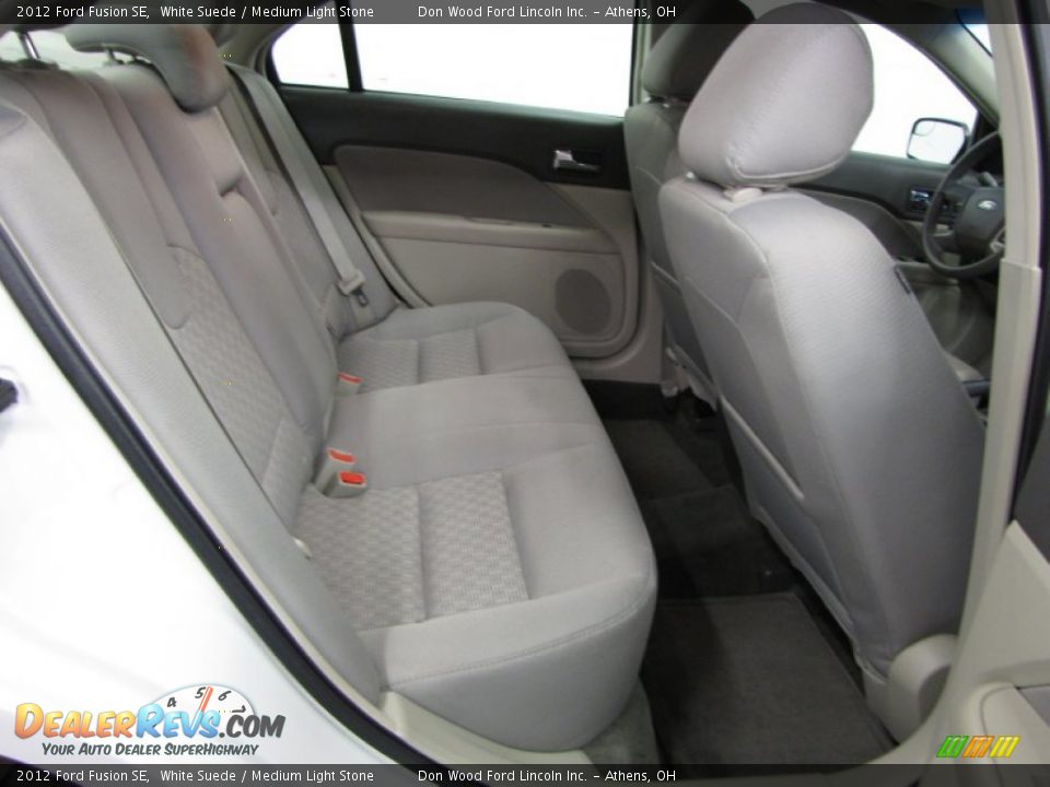 2012 Ford Fusion SE White Suede / Medium Light Stone Photo #8