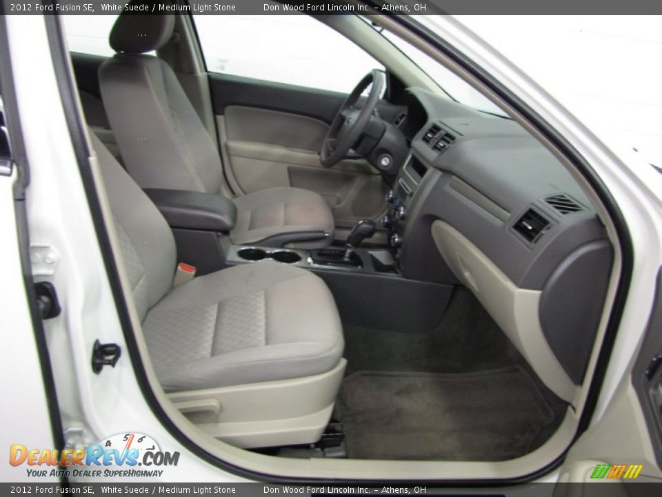 2012 Ford Fusion SE White Suede / Medium Light Stone Photo #9