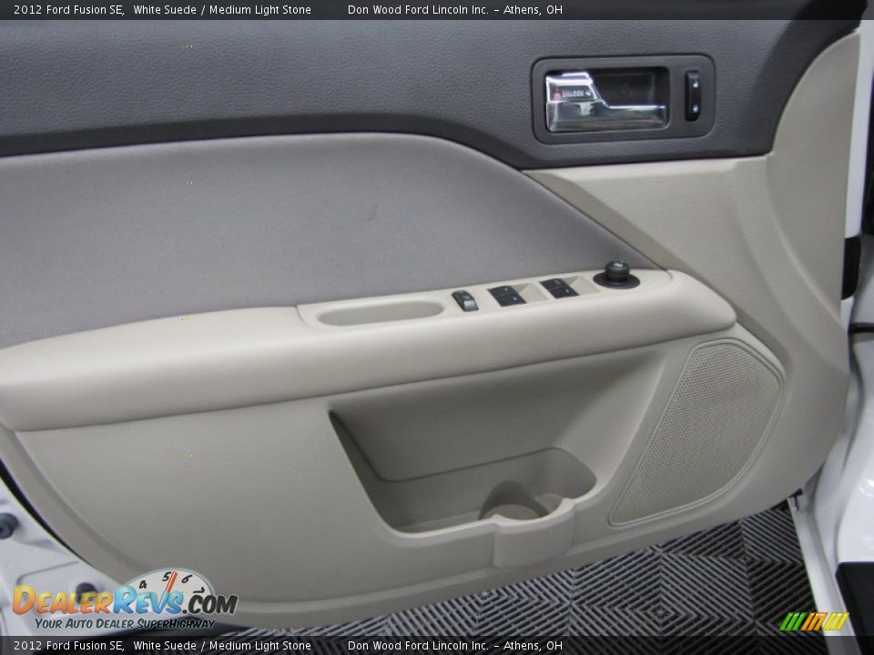 2012 Ford Fusion SE White Suede / Medium Light Stone Photo #10