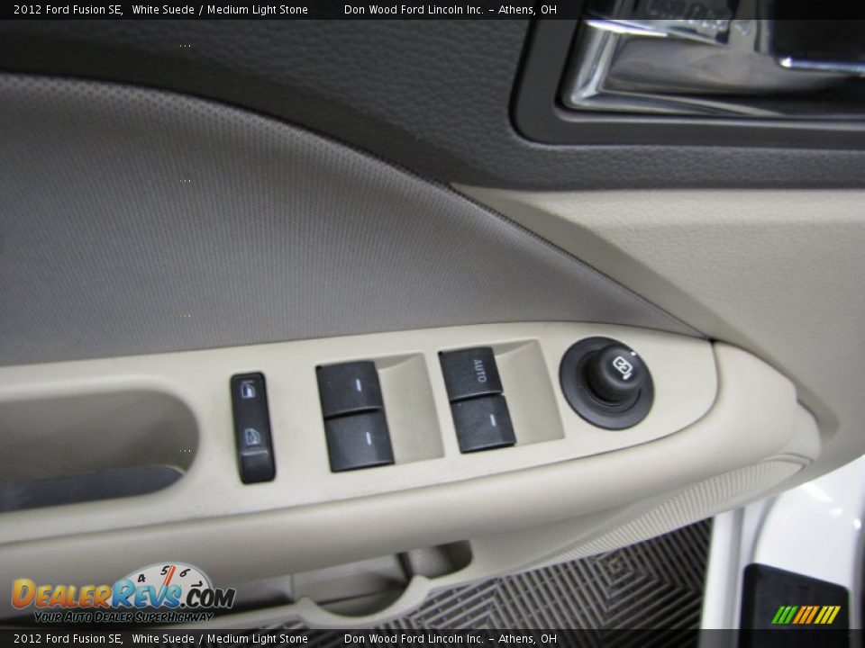 2012 Ford Fusion SE White Suede / Medium Light Stone Photo #11