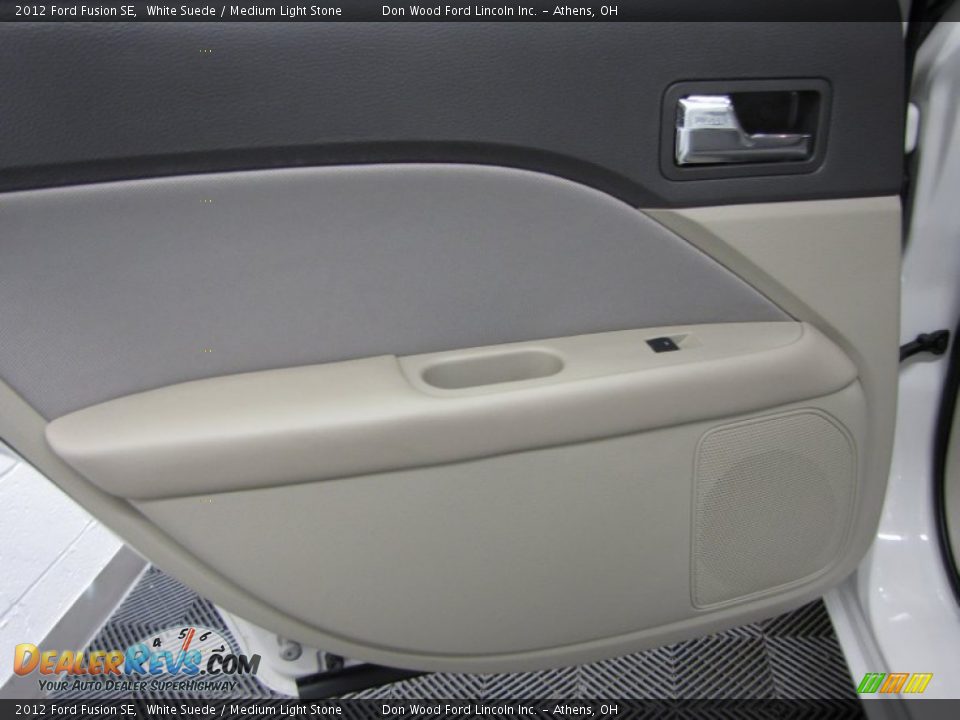 2012 Ford Fusion SE White Suede / Medium Light Stone Photo #12