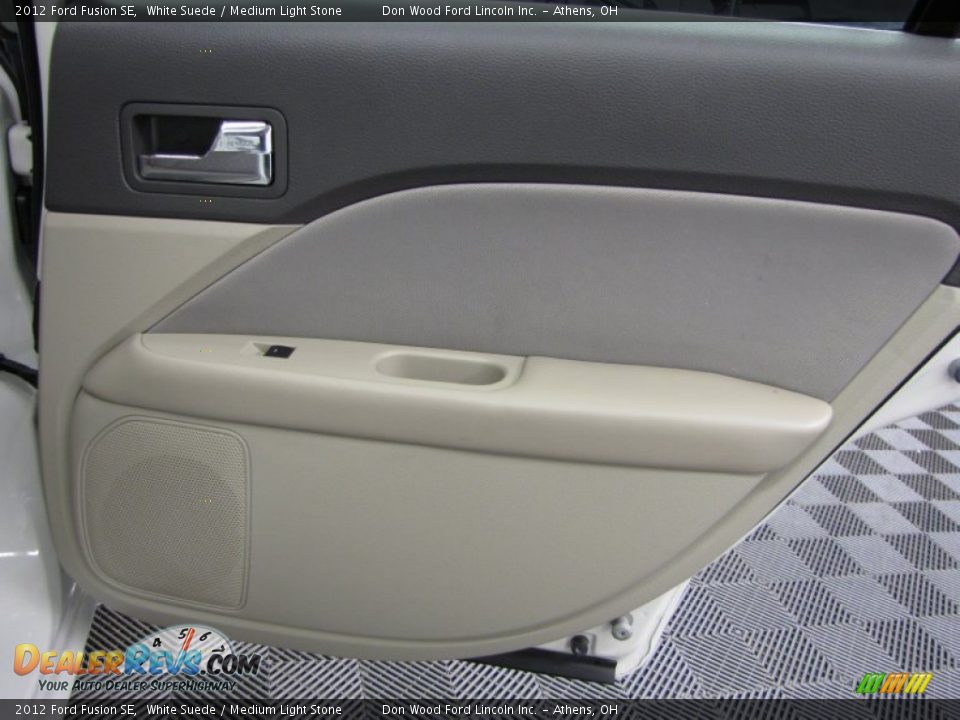 2012 Ford Fusion SE White Suede / Medium Light Stone Photo #13