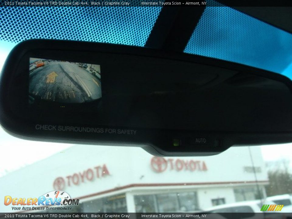 2011 Toyota Tacoma V6 TRD Double Cab 4x4 Black / Graphite Gray Photo #15