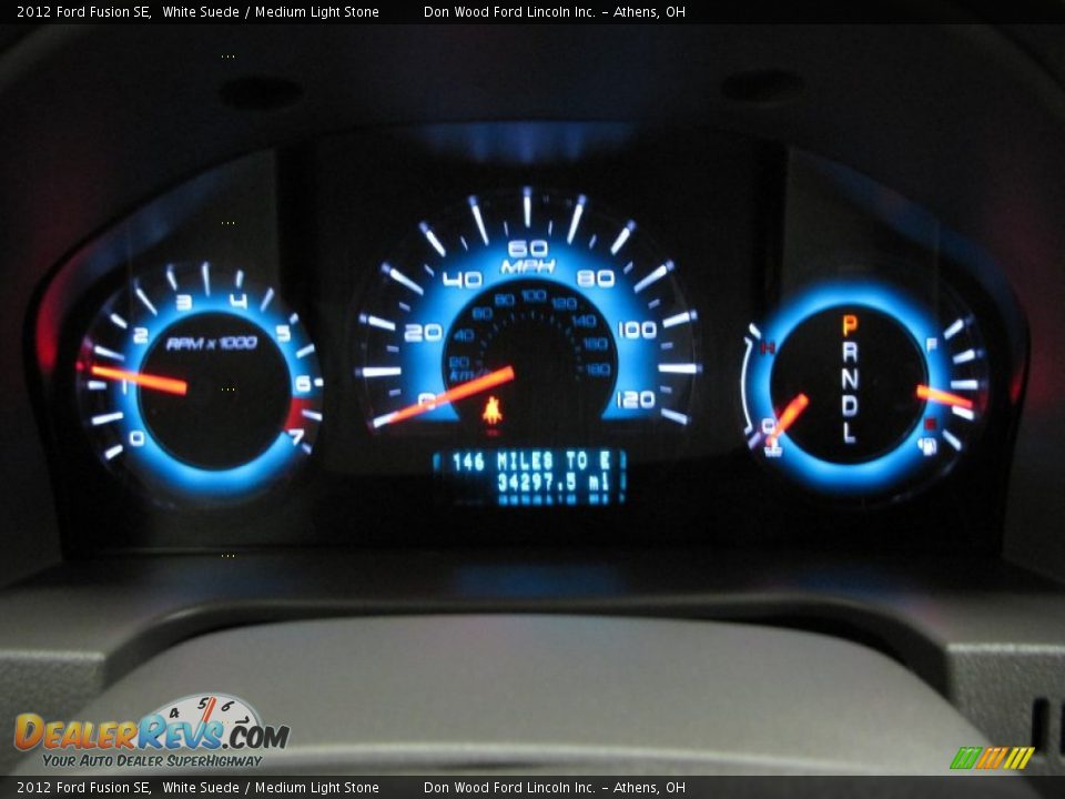 2012 Ford Fusion SE White Suede / Medium Light Stone Photo #19