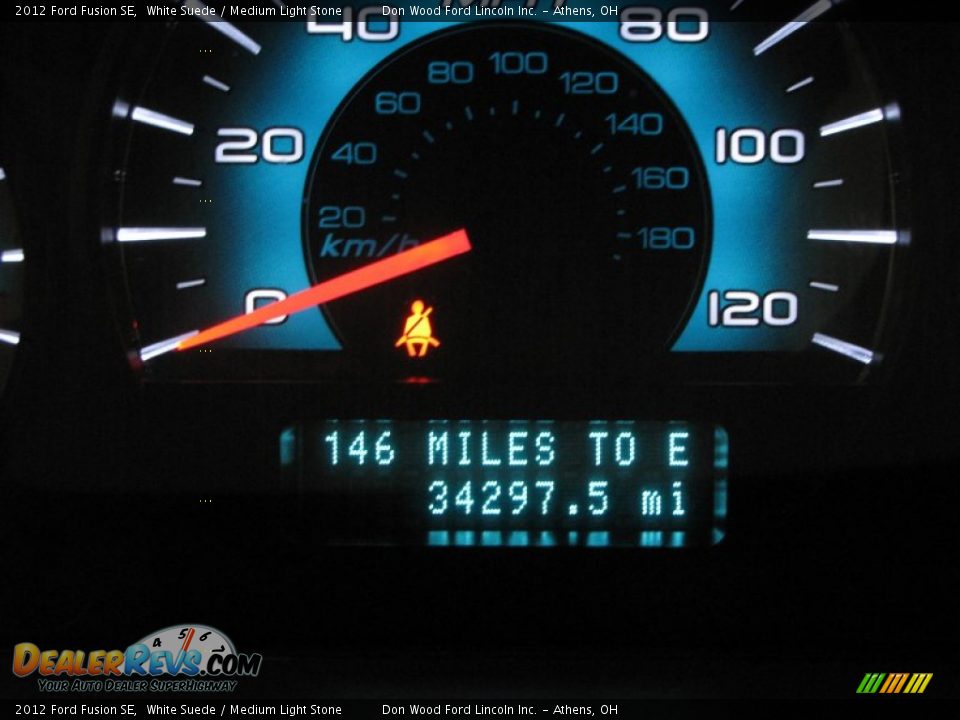 2012 Ford Fusion SE White Suede / Medium Light Stone Photo #20
