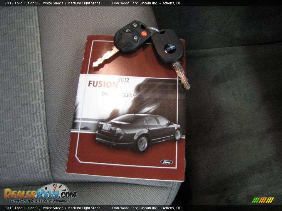 2012 Ford Fusion SE White Suede / Medium Light Stone Photo #27