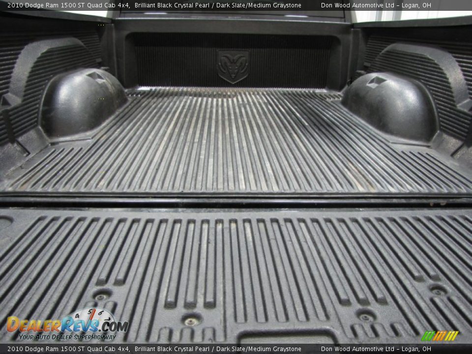 2010 Dodge Ram 1500 ST Quad Cab 4x4 Brilliant Black Crystal Pearl / Dark Slate/Medium Graystone Photo #3