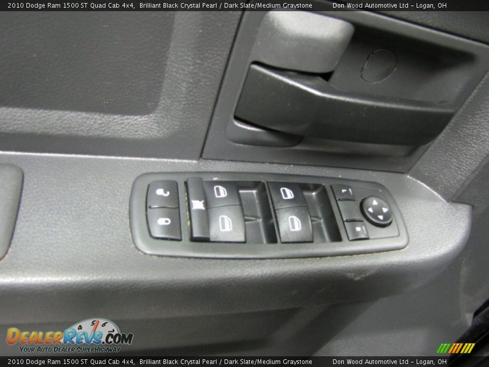 2010 Dodge Ram 1500 ST Quad Cab 4x4 Brilliant Black Crystal Pearl / Dark Slate/Medium Graystone Photo #11