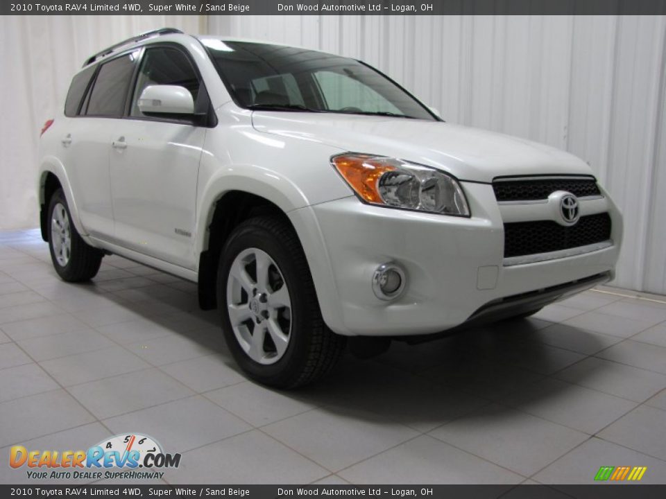 2010 Toyota RAV4 Limited 4WD Super White / Sand Beige Photo #1