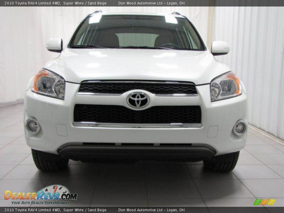 2010 Toyota RAV4 Limited 4WD Super White / Sand Beige Photo #2