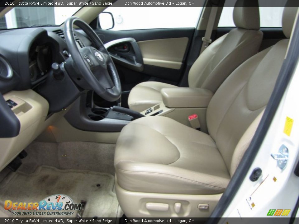 2010 Toyota RAV4 Limited 4WD Super White / Sand Beige Photo #5