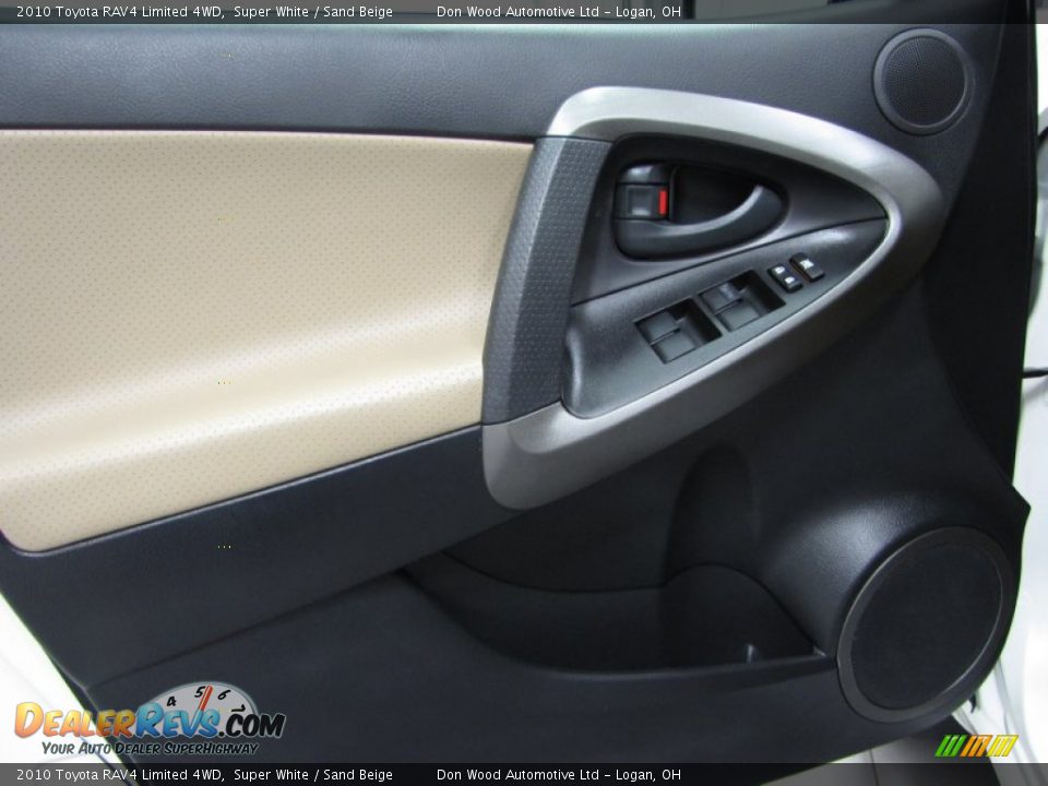 2010 Toyota RAV4 Limited 4WD Super White / Sand Beige Photo #9