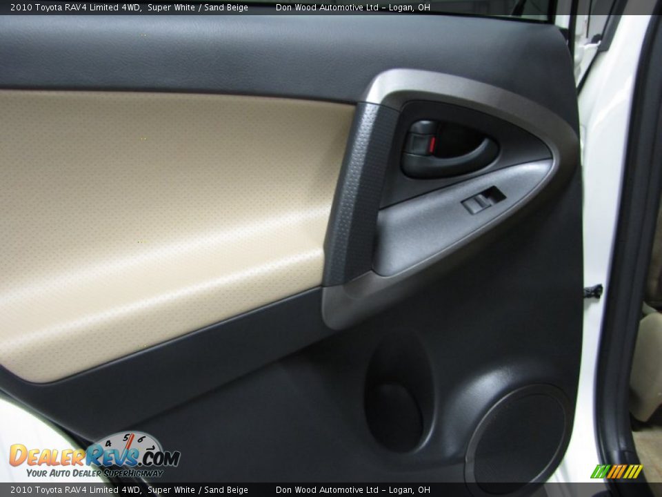 2010 Toyota RAV4 Limited 4WD Super White / Sand Beige Photo #11