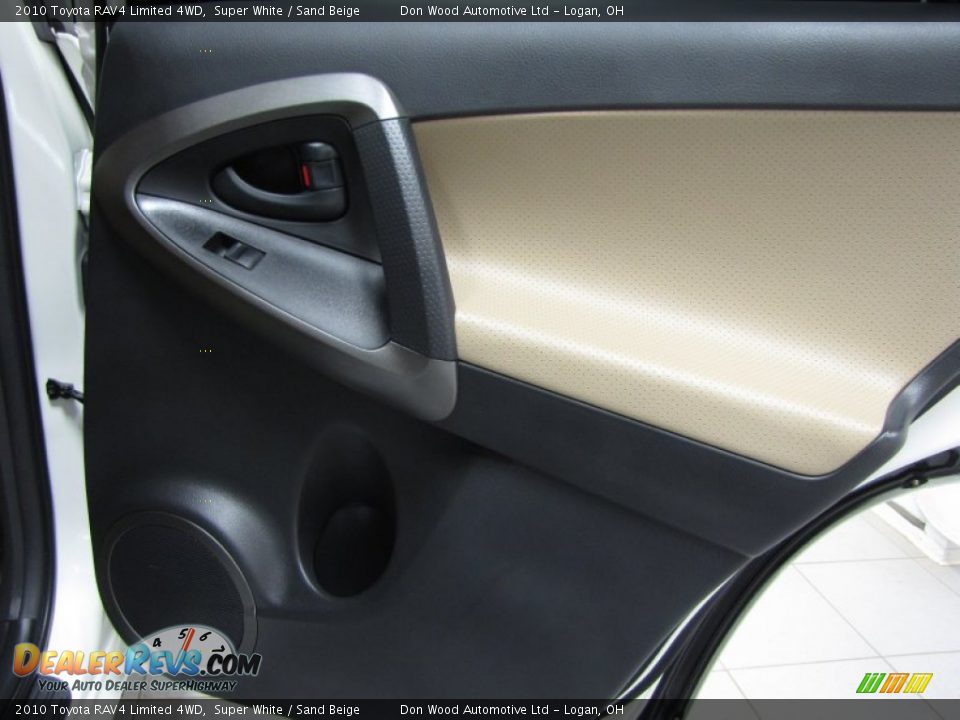 2010 Toyota RAV4 Limited 4WD Super White / Sand Beige Photo #12