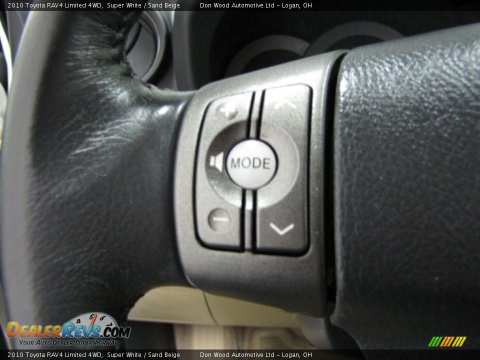 2010 Toyota RAV4 Limited 4WD Super White / Sand Beige Photo #15