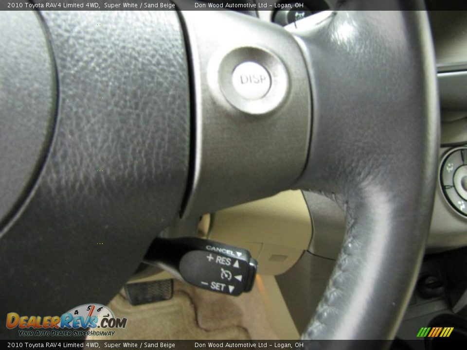 2010 Toyota RAV4 Limited 4WD Super White / Sand Beige Photo #16