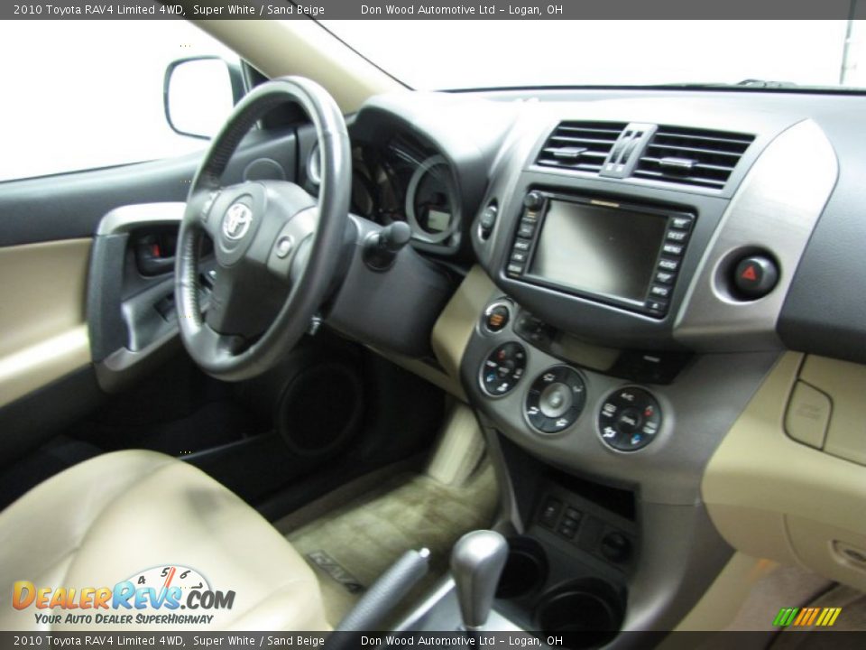 2010 Toyota RAV4 Limited 4WD Super White / Sand Beige Photo #22