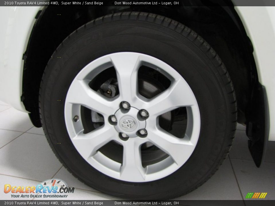 2010 Toyota RAV4 Limited 4WD Super White / Sand Beige Photo #24