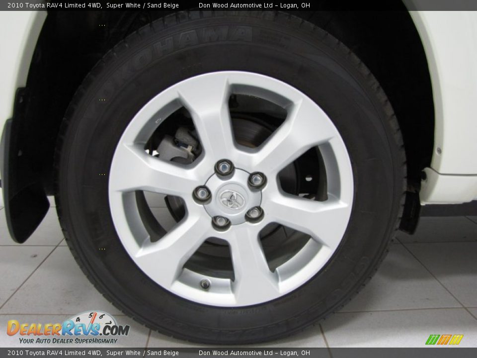 2010 Toyota RAV4 Limited 4WD Super White / Sand Beige Photo #27