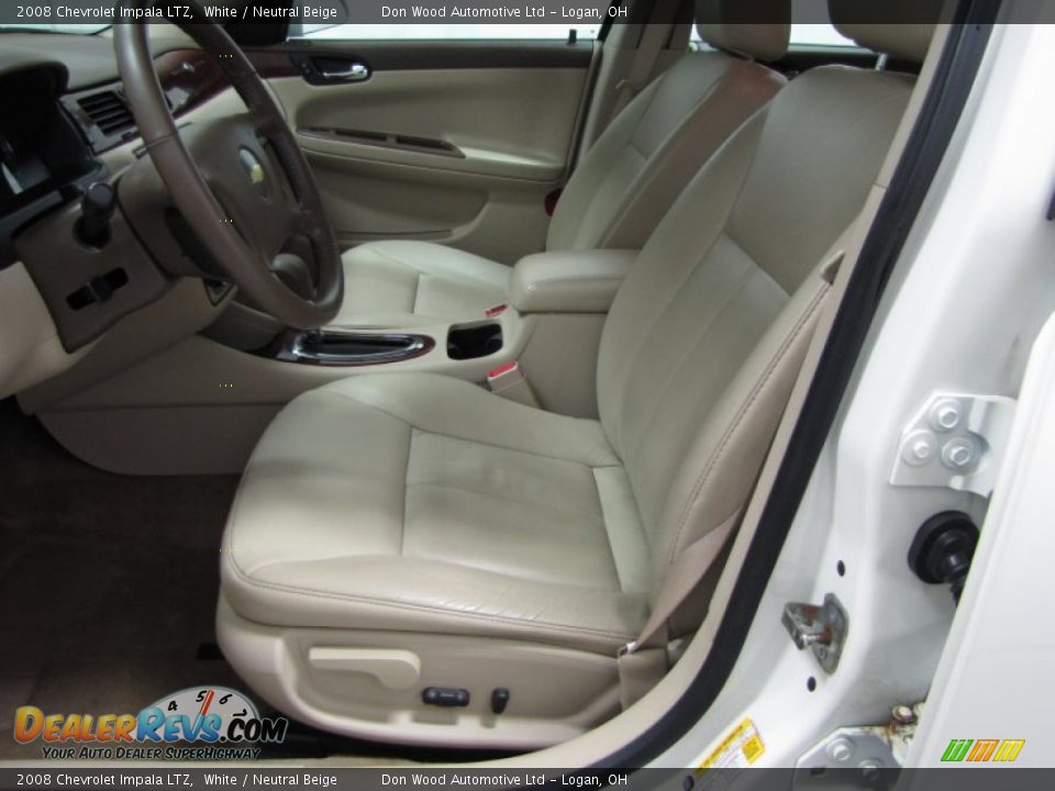 2008 Chevrolet Impala LTZ White / Neutral Beige Photo #5