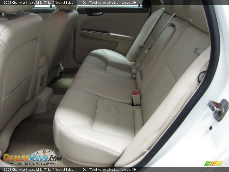 2008 Chevrolet Impala LTZ White / Neutral Beige Photo #6