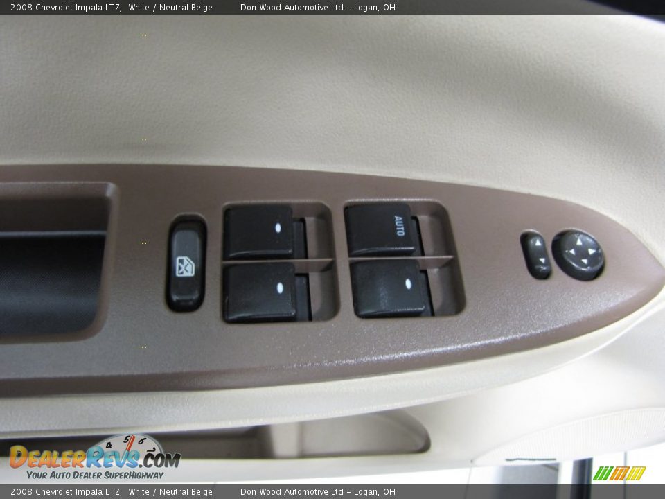 2008 Chevrolet Impala LTZ White / Neutral Beige Photo #10