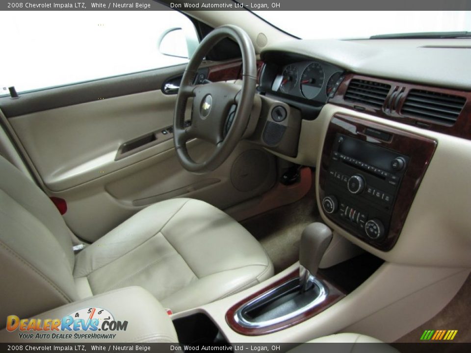 2008 Chevrolet Impala LTZ White / Neutral Beige Photo #19