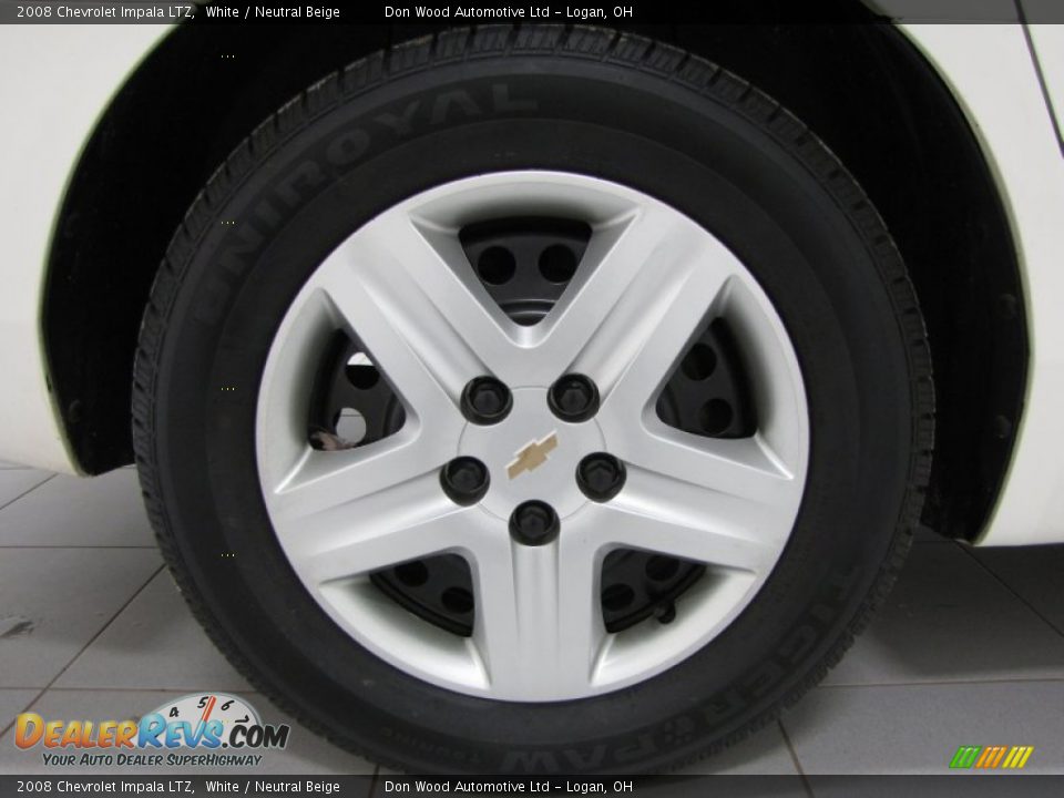2008 Chevrolet Impala LTZ White / Neutral Beige Photo #21