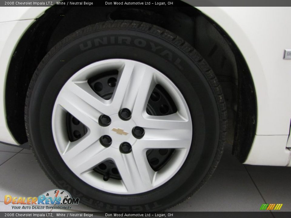 2008 Chevrolet Impala LTZ White / Neutral Beige Photo #22