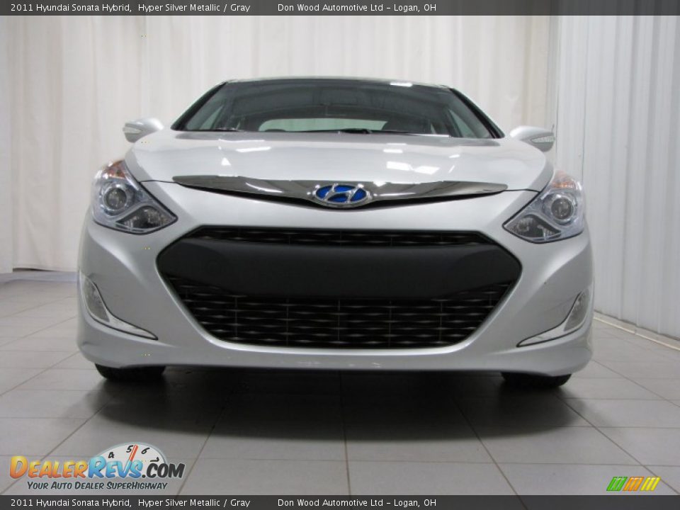 2011 Hyundai Sonata Hybrid Hyper Silver Metallic / Gray Photo #2