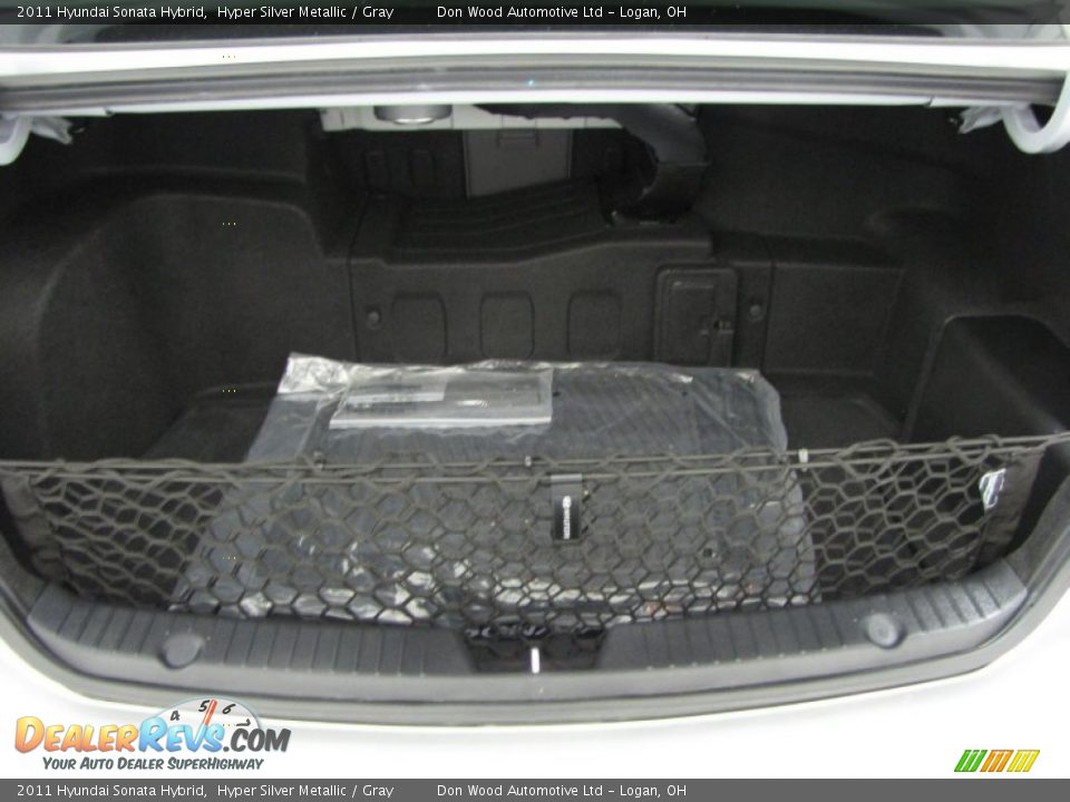 2011 Hyundai Sonata Hybrid Hyper Silver Metallic / Gray Photo #3