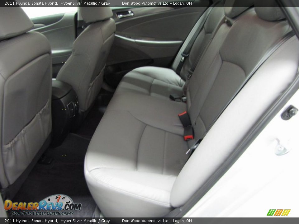 2011 Hyundai Sonata Hybrid Hyper Silver Metallic / Gray Photo #6