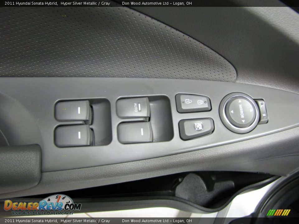2011 Hyundai Sonata Hybrid Hyper Silver Metallic / Gray Photo #10