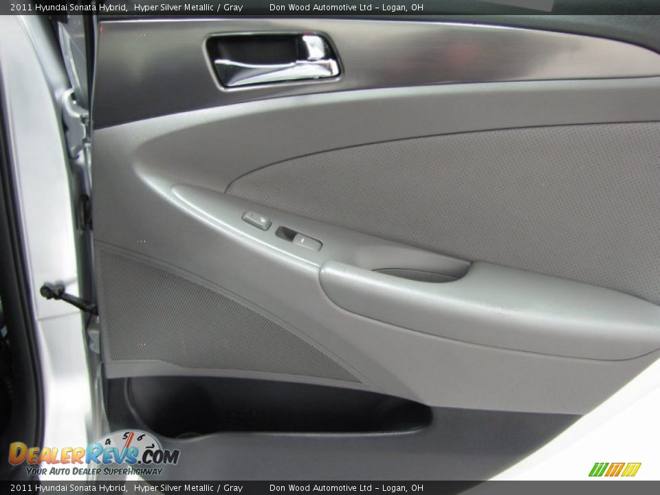 2011 Hyundai Sonata Hybrid Hyper Silver Metallic / Gray Photo #12