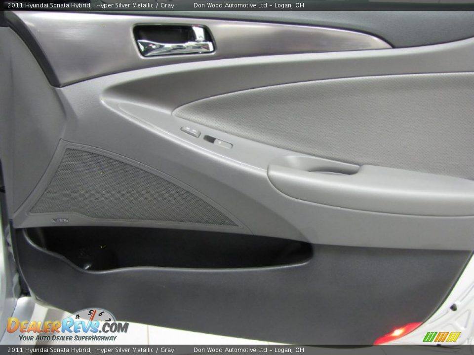 2011 Hyundai Sonata Hybrid Hyper Silver Metallic / Gray Photo #13
