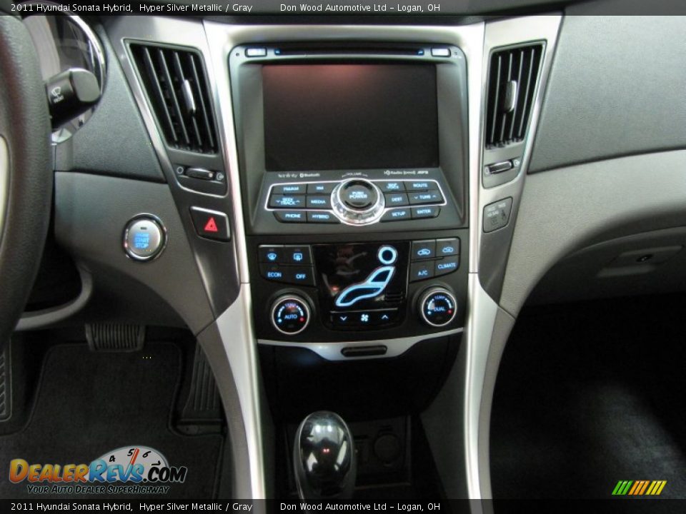 2011 Hyundai Sonata Hybrid Hyper Silver Metallic / Gray Photo #22