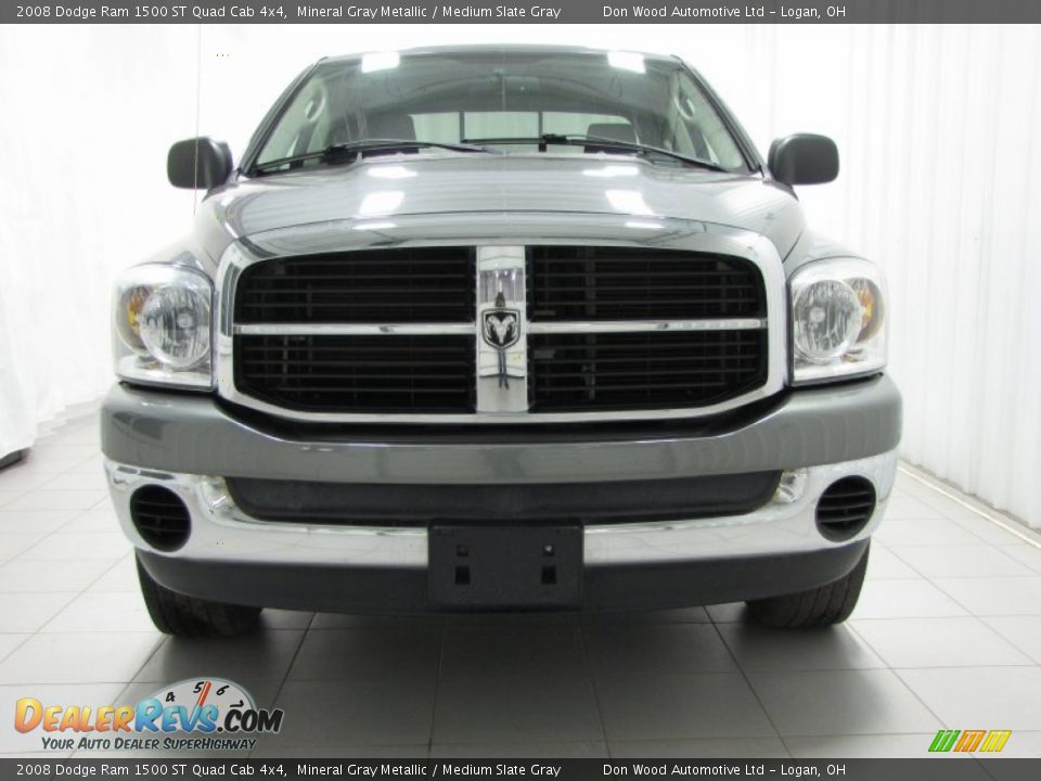 2008 Dodge Ram 1500 ST Quad Cab 4x4 Mineral Gray Metallic / Medium Slate Gray Photo #2