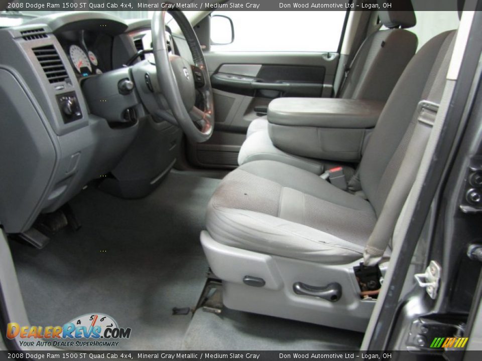2008 Dodge Ram 1500 ST Quad Cab 4x4 Mineral Gray Metallic / Medium Slate Gray Photo #6