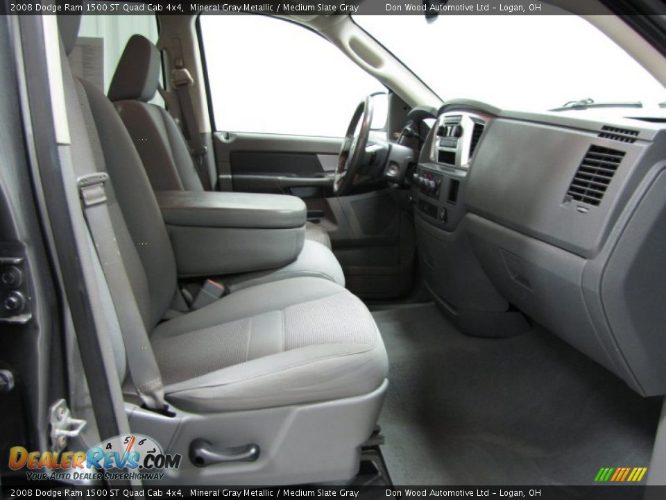 2008 Dodge Ram 1500 ST Quad Cab 4x4 Mineral Gray Metallic / Medium Slate Gray Photo #9