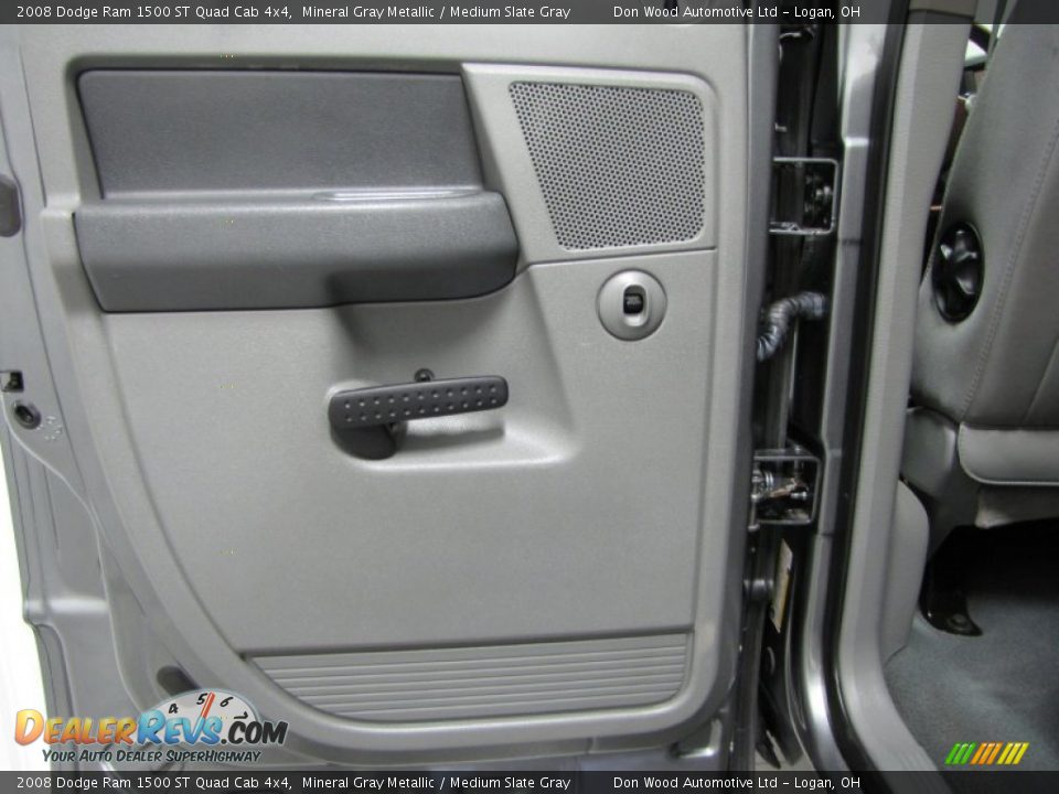 2008 Dodge Ram 1500 ST Quad Cab 4x4 Mineral Gray Metallic / Medium Slate Gray Photo #12