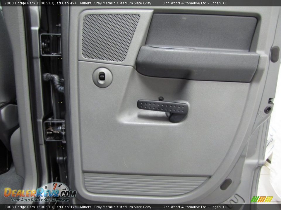 2008 Dodge Ram 1500 ST Quad Cab 4x4 Mineral Gray Metallic / Medium Slate Gray Photo #13
