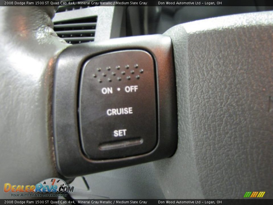 2008 Dodge Ram 1500 ST Quad Cab 4x4 Mineral Gray Metallic / Medium Slate Gray Photo #16