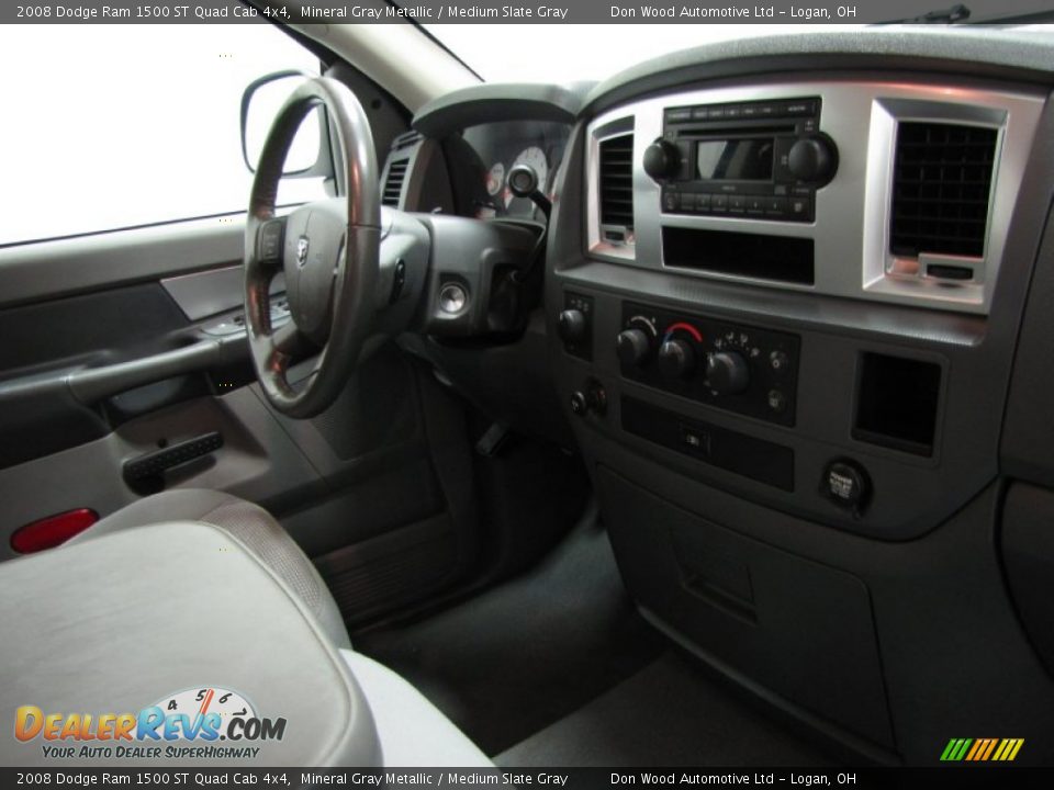 2008 Dodge Ram 1500 ST Quad Cab 4x4 Mineral Gray Metallic / Medium Slate Gray Photo #20