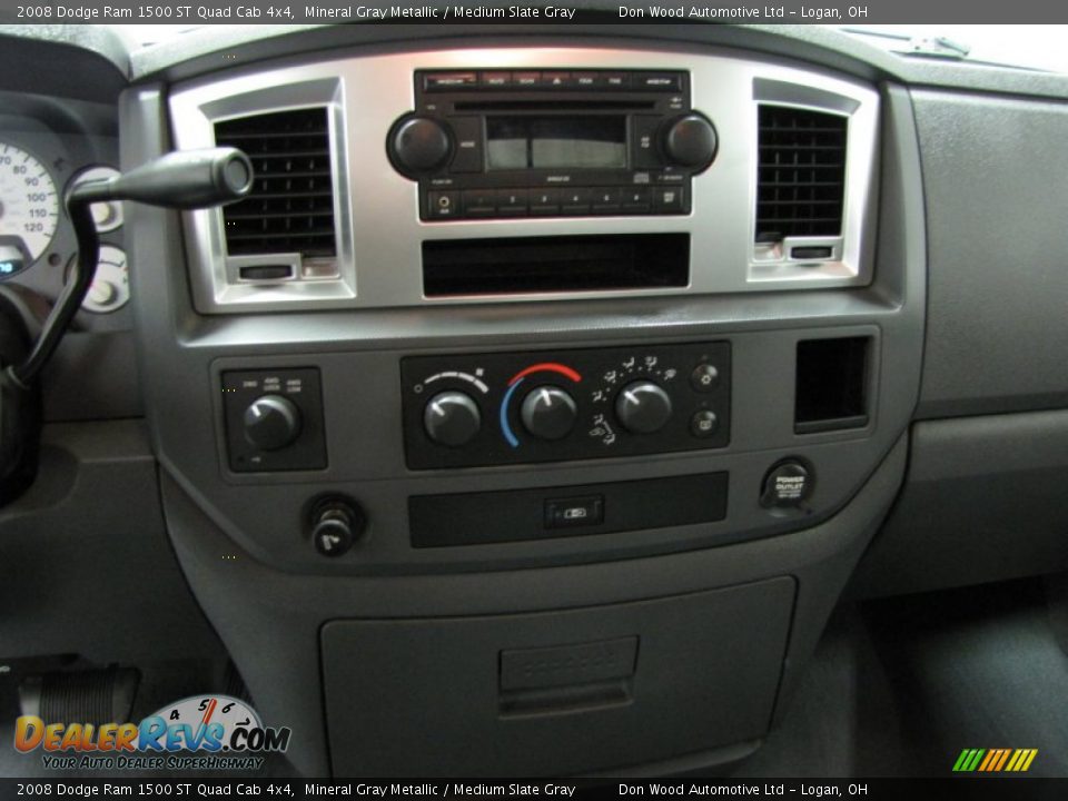 2008 Dodge Ram 1500 ST Quad Cab 4x4 Mineral Gray Metallic / Medium Slate Gray Photo #21