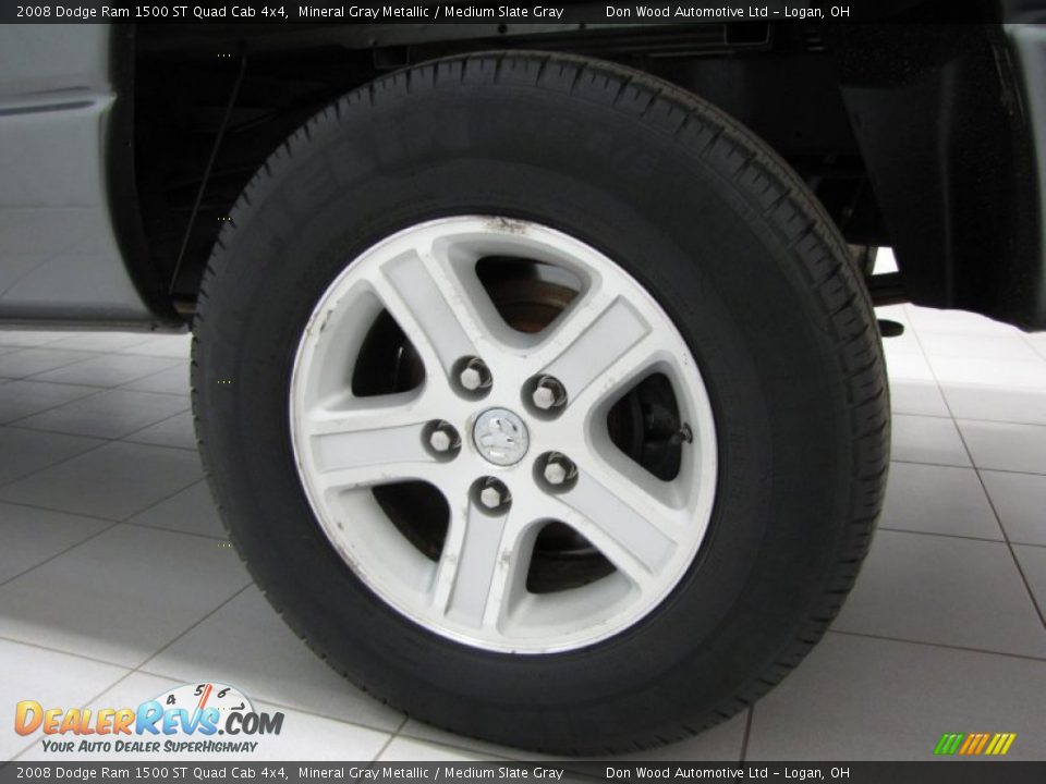 2008 Dodge Ram 1500 ST Quad Cab 4x4 Mineral Gray Metallic / Medium Slate Gray Photo #23