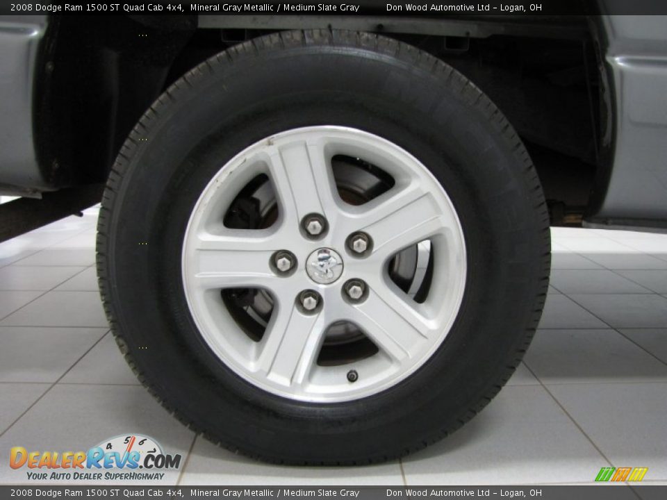 2008 Dodge Ram 1500 ST Quad Cab 4x4 Mineral Gray Metallic / Medium Slate Gray Photo #24