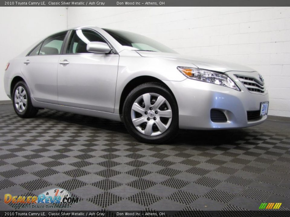 2010 Toyota Camry LE Classic Silver Metallic / Ash Gray Photo #1