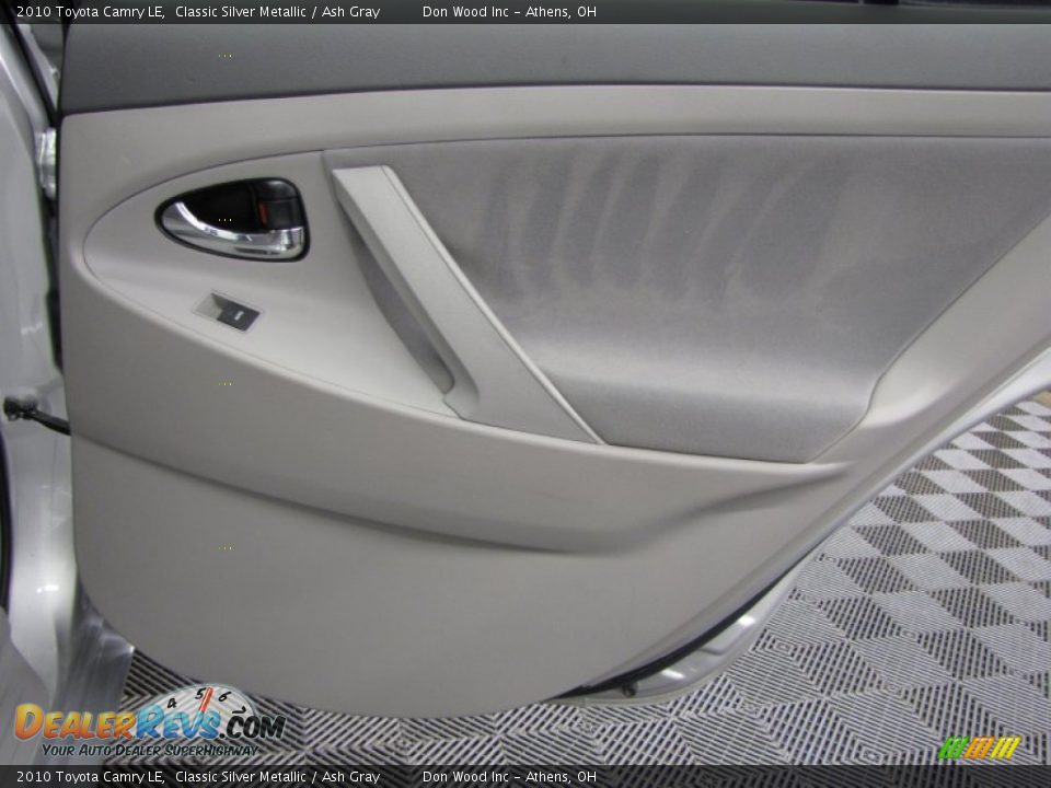 2010 Toyota Camry LE Classic Silver Metallic / Ash Gray Photo #13