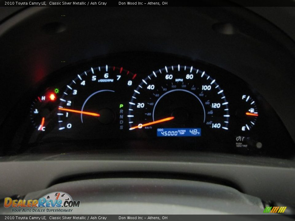 2010 Toyota Camry LE Classic Silver Metallic / Ash Gray Photo #20