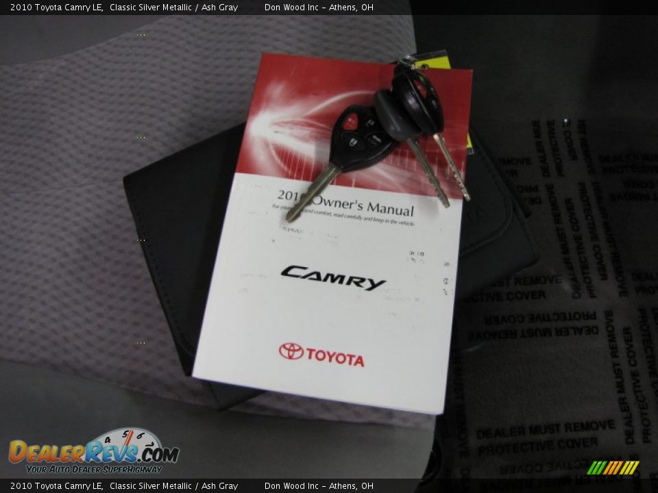 2010 Toyota Camry LE Classic Silver Metallic / Ash Gray Photo #24